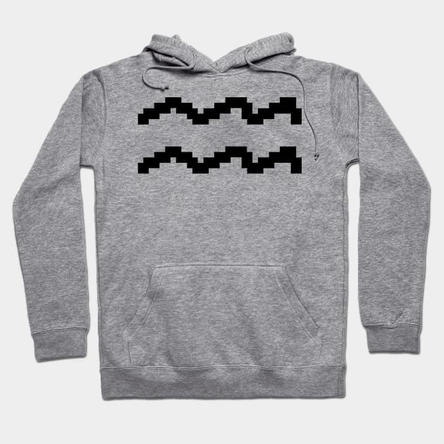 Aquarius pixel Hoodie by ManicWax